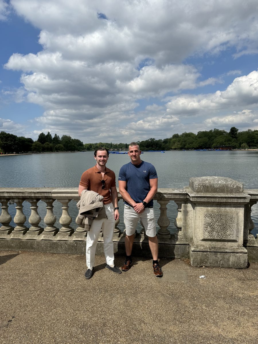 Cian with Václav
